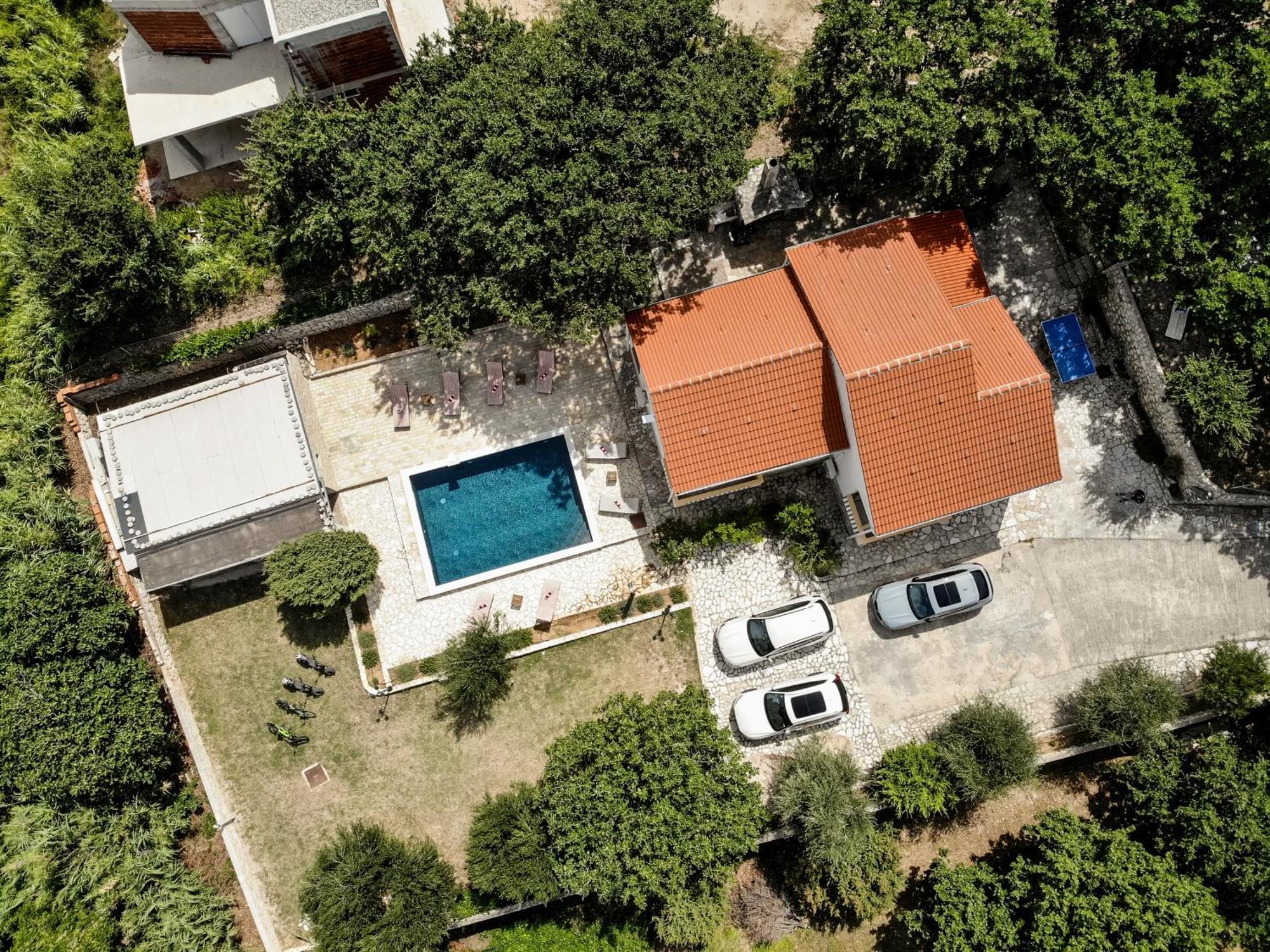 Villa Pag Dubrava Relax With Pool Bosana Exterior foto
